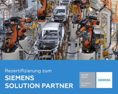 Recertification as a Siemens Solution Partner