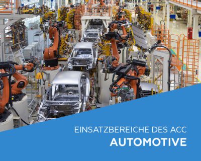 Areas of application of the ACC: Automotive