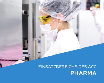 Domaines d'application de l'ACC : Pharma