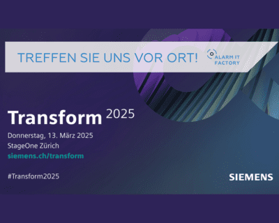 Alarm IT Factory auf der Siemens Transform 2025