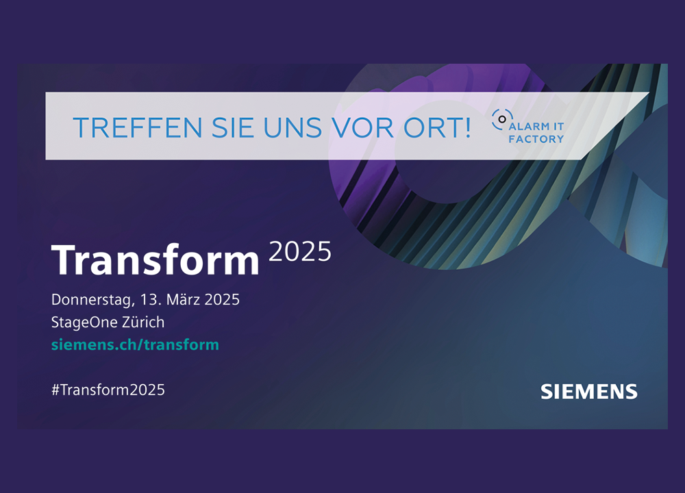 Alarme IT Factory chez Siemens Transform 2025