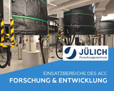 Einsatzbereiche des ACC: Forschung & Entwicklung