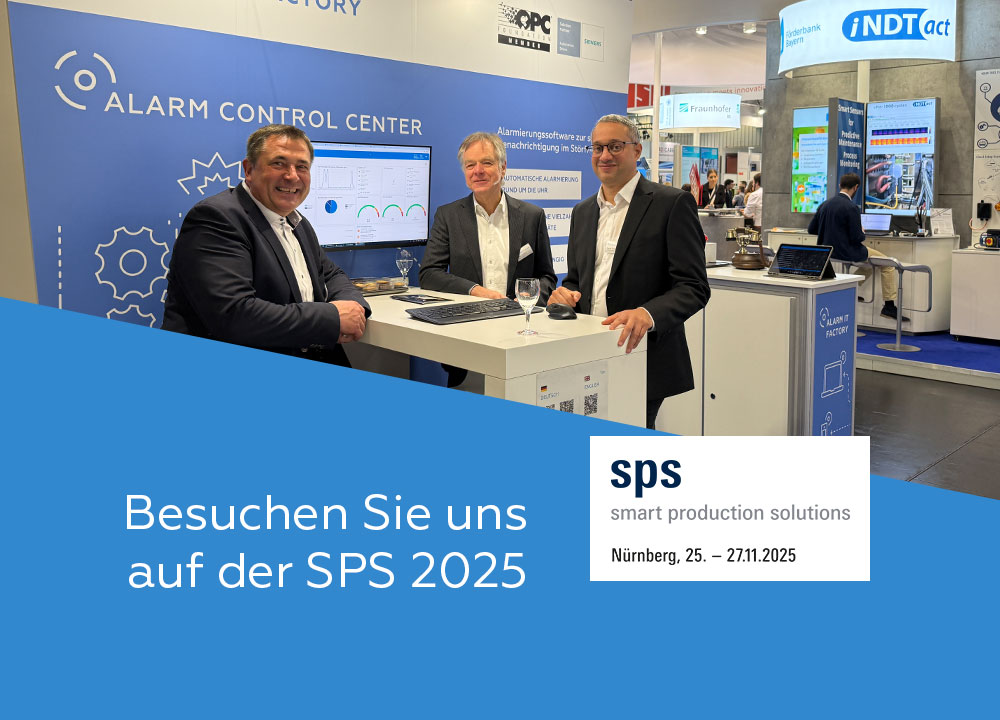 Alarm IT Factory auf der SPS 2025 in Nürnberg