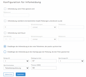 Option Alarmfilter